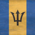 Barbados Flag Distressed iPhone 15 Skin